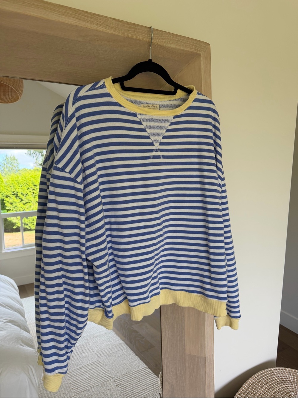 Free People - We The Free Classic Striped Oversized Crewneck